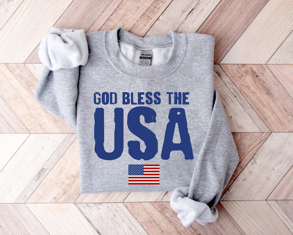 God Bless USA Shirt: Patriotic 4th of July Tee