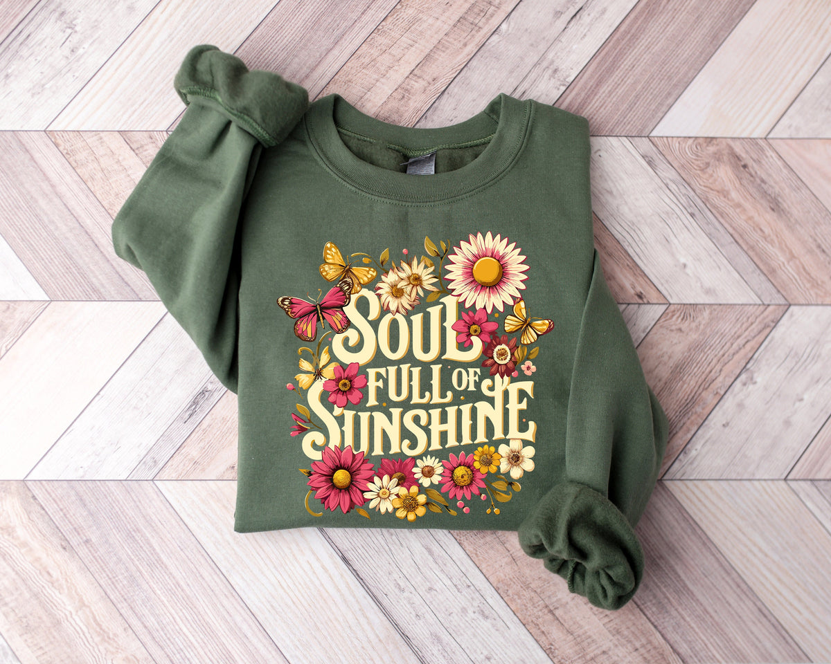 Soul Full of Sunshine T-Shirt: Floral Kindness Tee