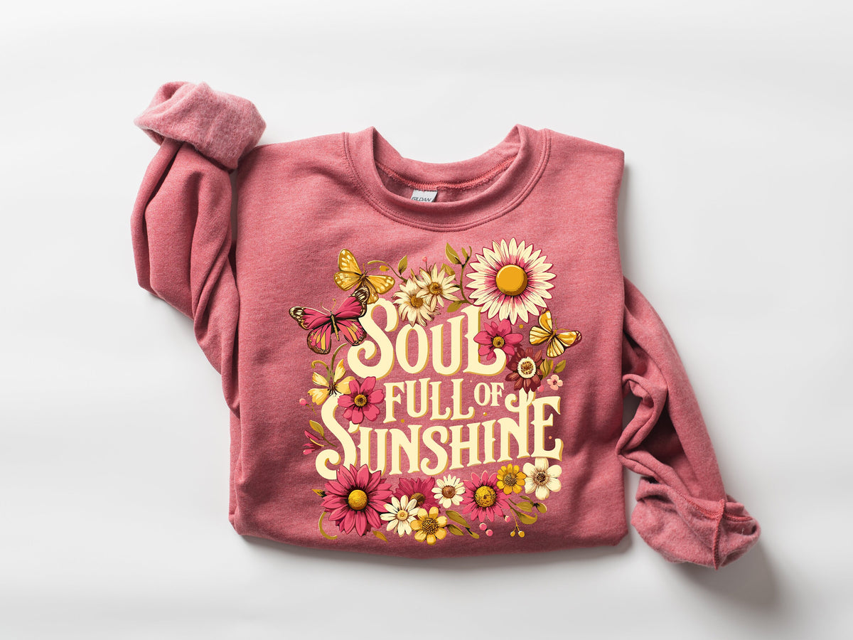 Soul Full of Sunshine T-Shirt: Floral Kindness Tee