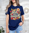 Soul Full of Sunshine T-Shirt: Floral Kindness Tee