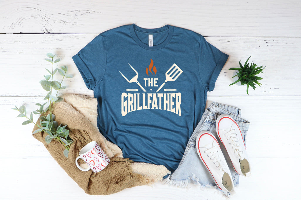 The Grillfather Shirt: BBQ Dad Gift, Meat Lover Outfit
