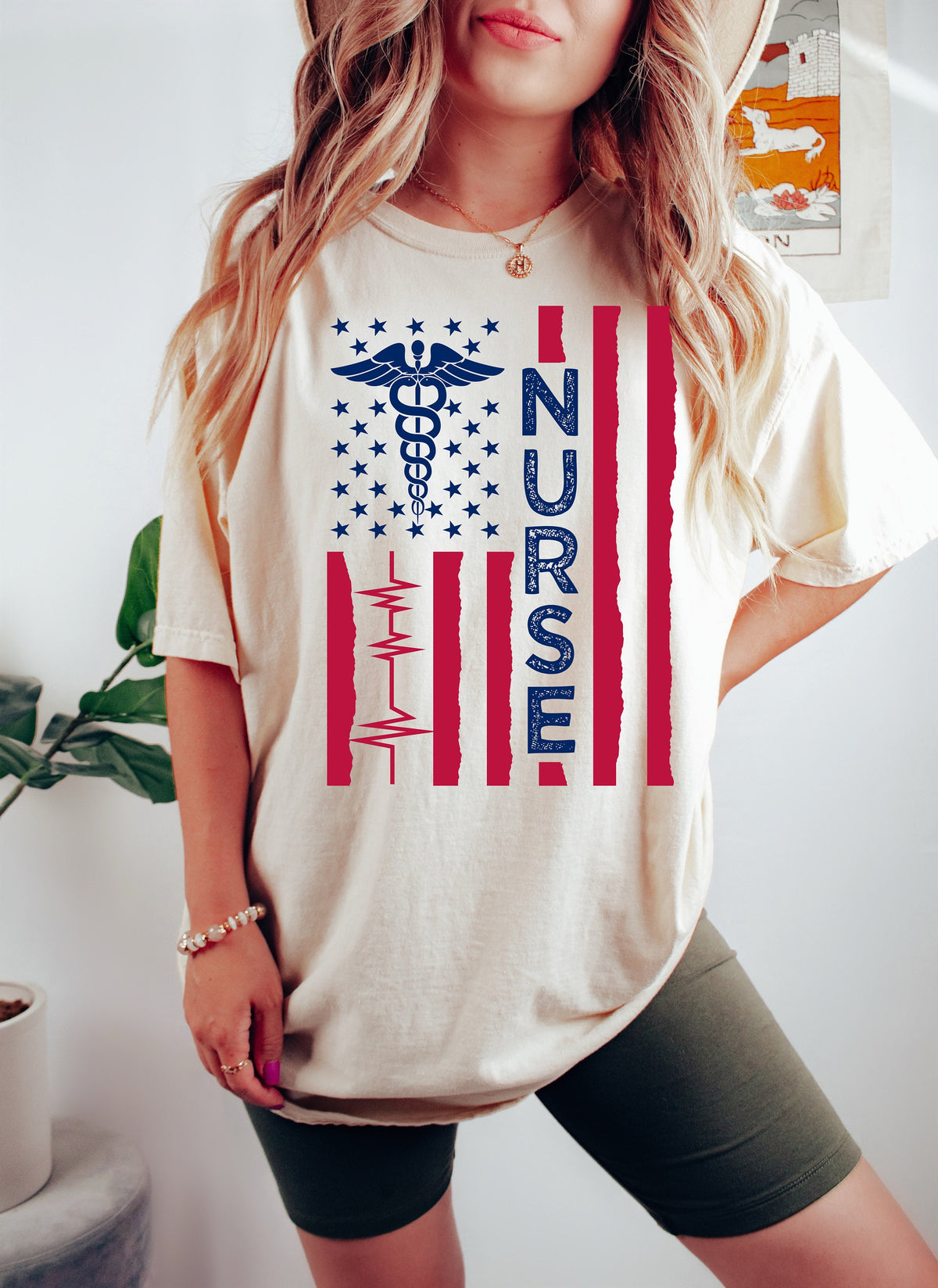 4th of July Nurse T-Shirt: All American RN Gift