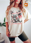 Feral Girl Summer Opossum T-Shirt: Funny Western Cowgirl Tee