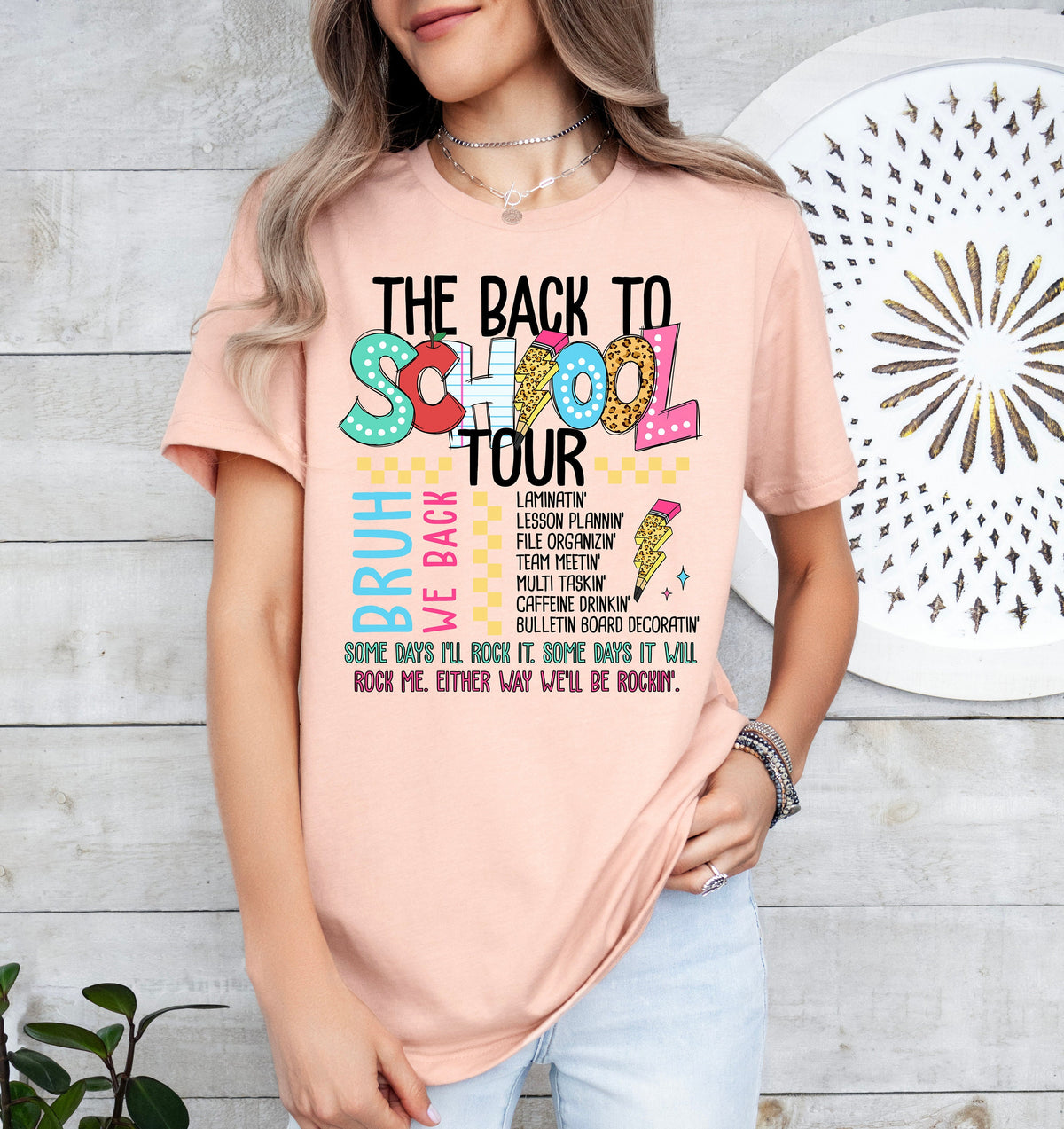 Back to School Tour Teacher Sweatshirt: Teacher Appreciation