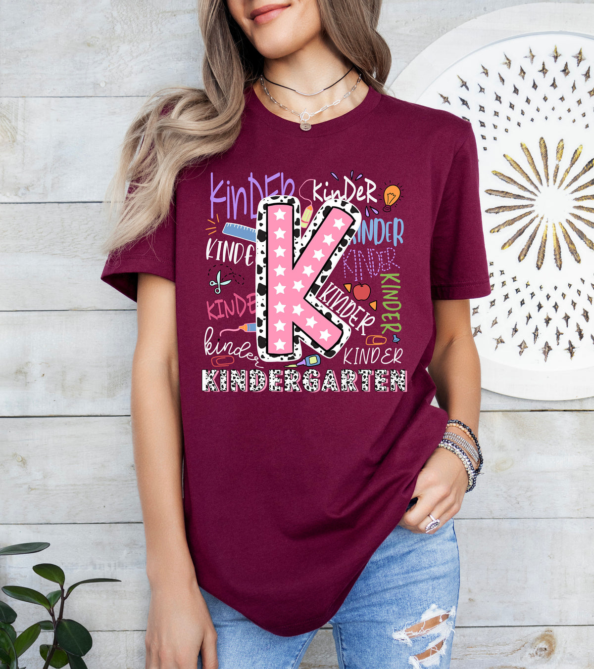Kindergarten Teacher Sweatshirt: Back To School Shirt
