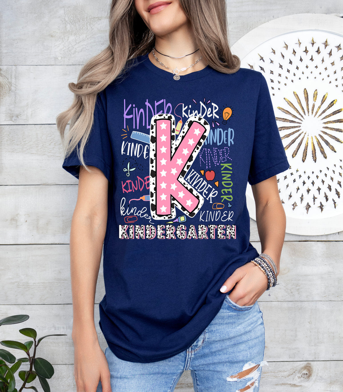 Kindergarten Teacher Sweatshirt: Back To School Shirt