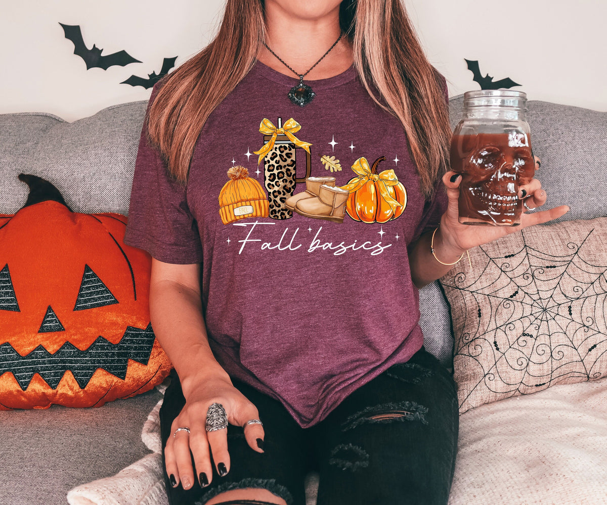 Fall Coffee Shirt: Pumpkin Spice Latte Thanksgiving Tee