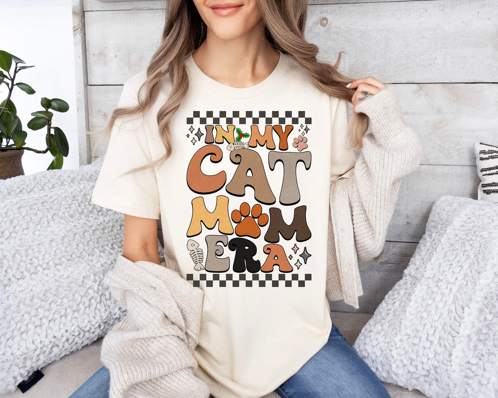 Cat Mom Era Shirt: Retro Style, Cat Lover Gift