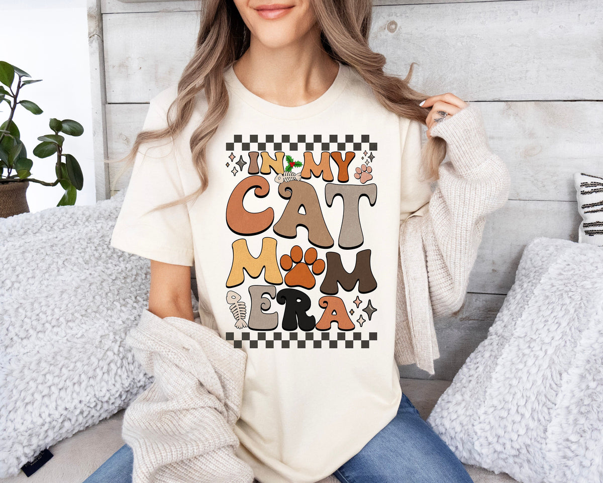 Cat Mom Era Shirt: Retro Style, Cat Lover Gift