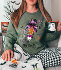 Custom Teacher Name Halloween Sweatshirt: Pencil Bow Design