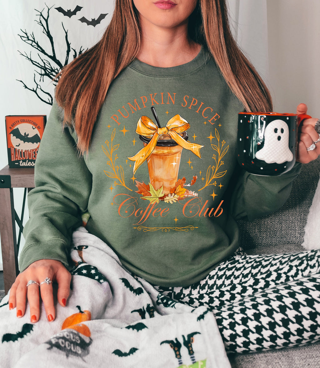 Pumpkin Spice Coffee Club Shirt - Fall Women's Tee