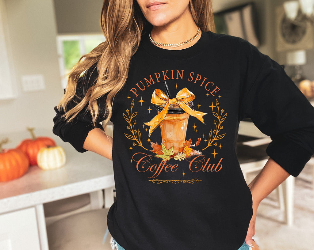 Pumpkin Spice Coffee Club Shirt - Fall Women's Tee