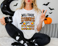 Will Trade Students for Candy Shirt, Teacher Halloween Tee