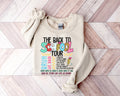 Back to School Tour Teacher Sweatshirt: Teacher Appreciation