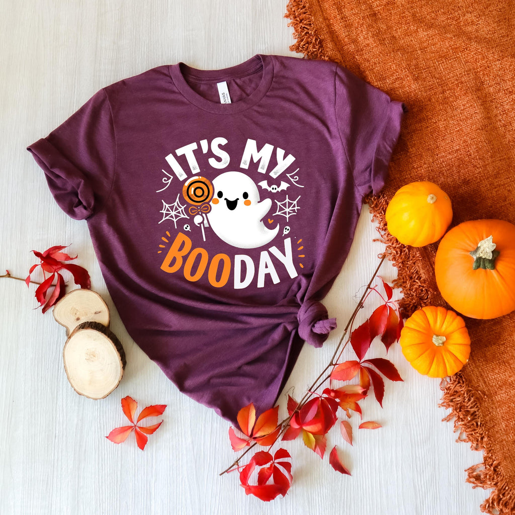 Its My Boo Day Halloween Shirt, Ghost Graphic Tee