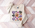 Candy Hearts Halloween Sweatshirt: Spooky Season Treat