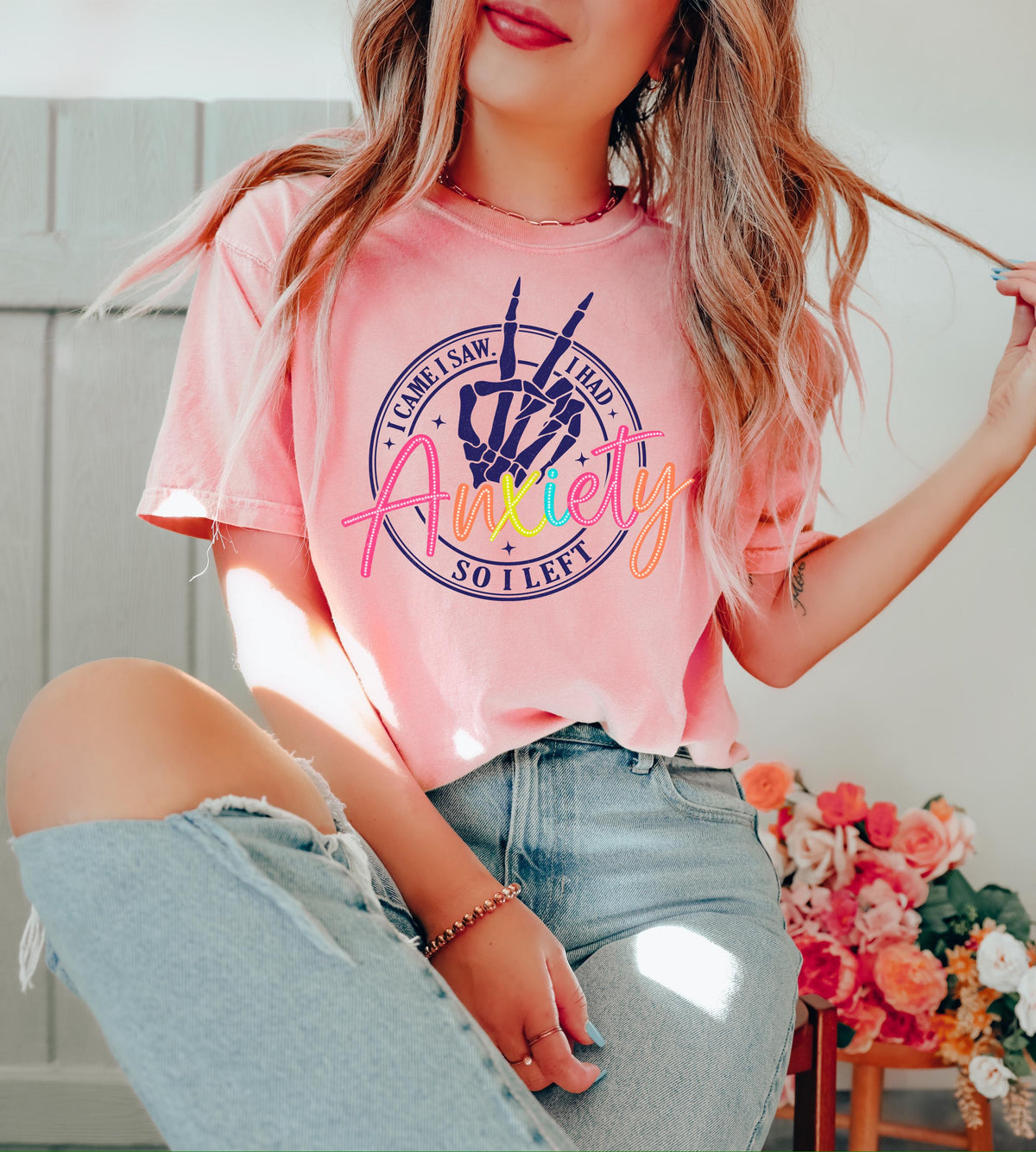 Funny Anxiety Shirt: Sarcastic Introvert Tee, Mental Health Gift