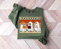Ghost Book Sweatshirt, Halloween Librarian Shirt, Spooky Season
