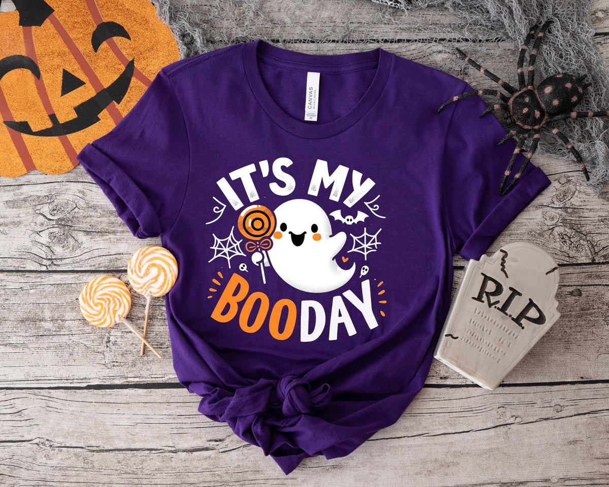 Its My Boo Day Halloween Shirt, Ghost Graphic Tee