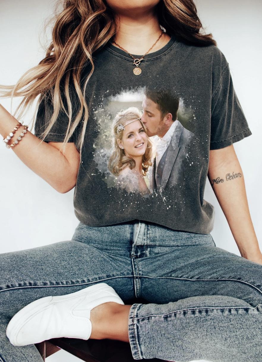 Personalized Photo Shirt: Custom Text & Design