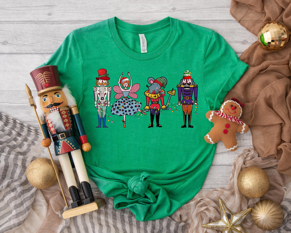 Retro Nutcracker Christmas Shirt: Holiday Ballet Tee