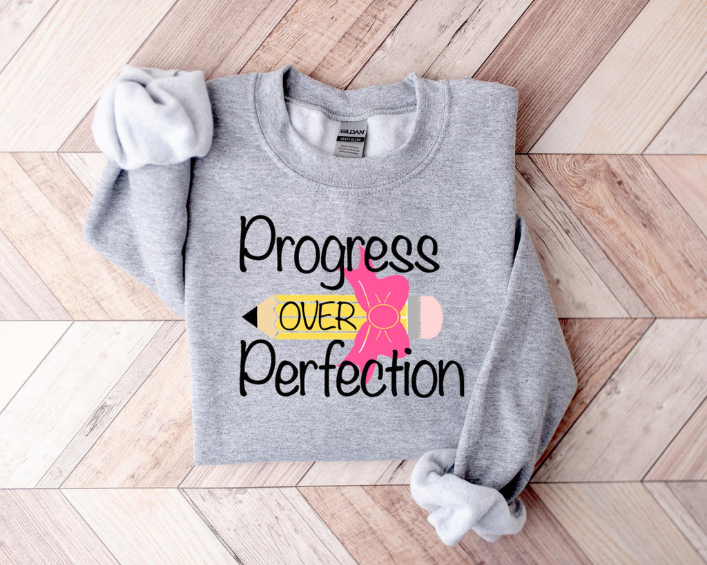 Progress Over Perfection Teacher Shirt: Appreciation Gift