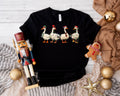 Funny Duck Christmas Lights Shirt: Holiday Crewneck Sweatshirt