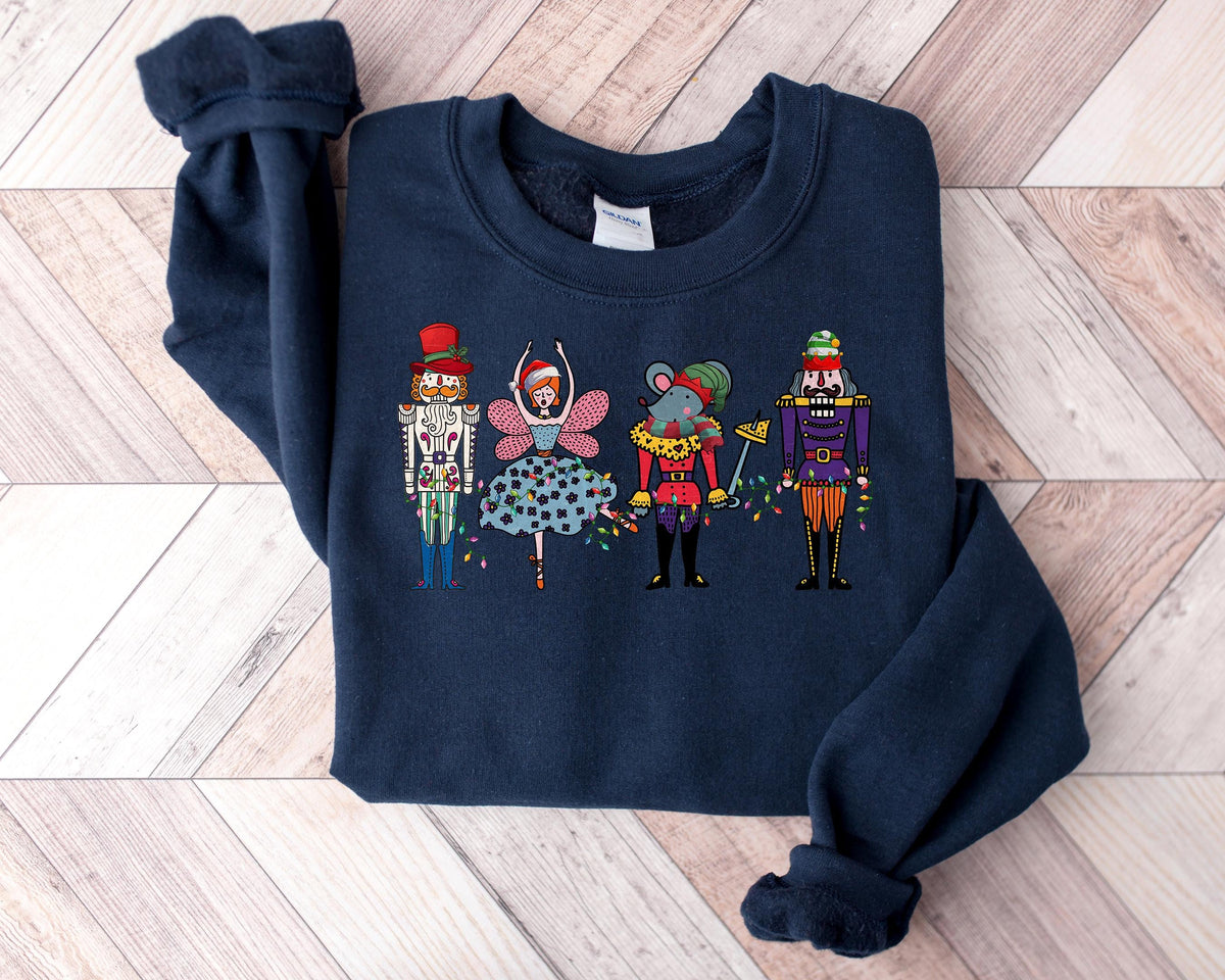 Retro Nutcracker Christmas Shirt: Holiday Ballet Tee