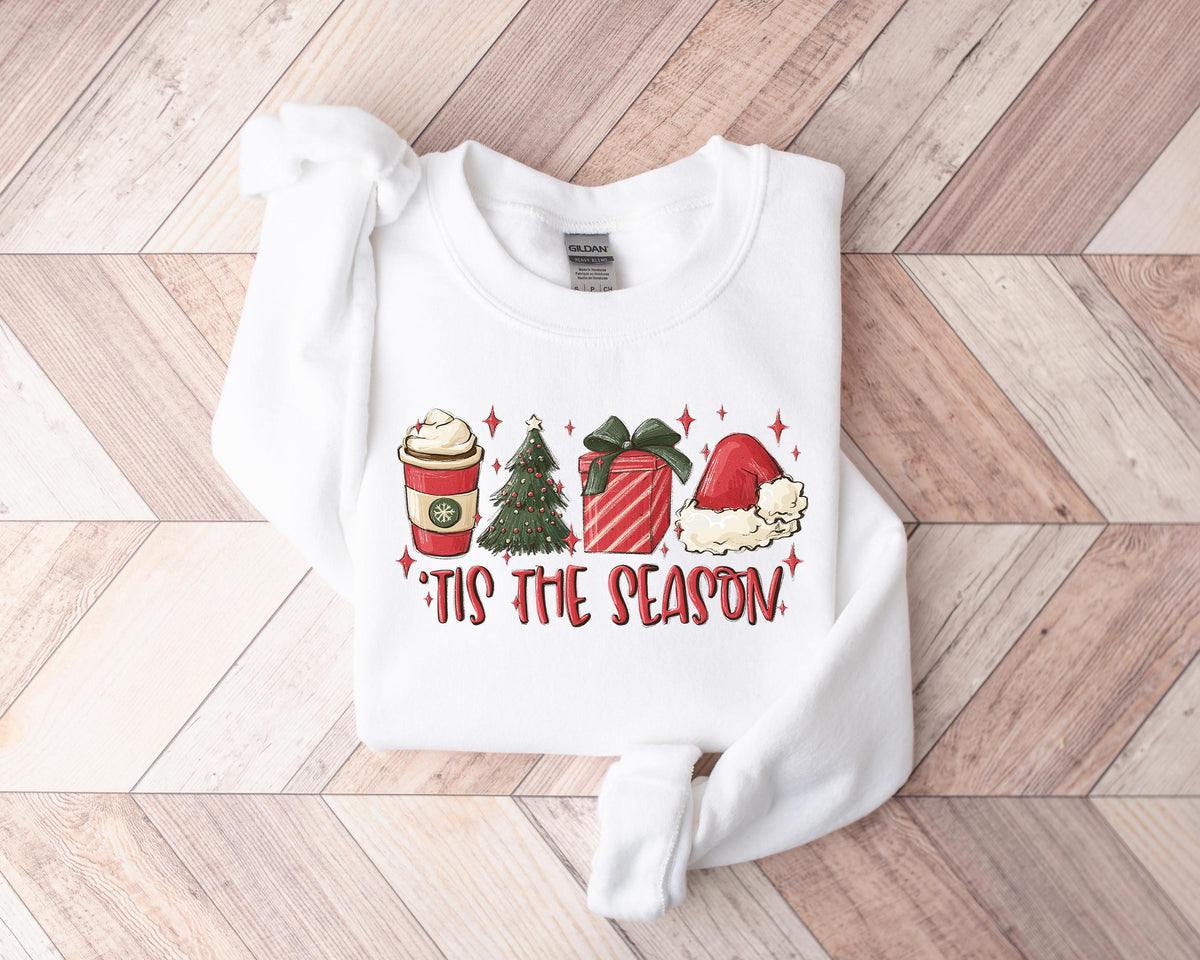 Tis The Season Christmas Sweatshirt: Winter Holiday Shirt