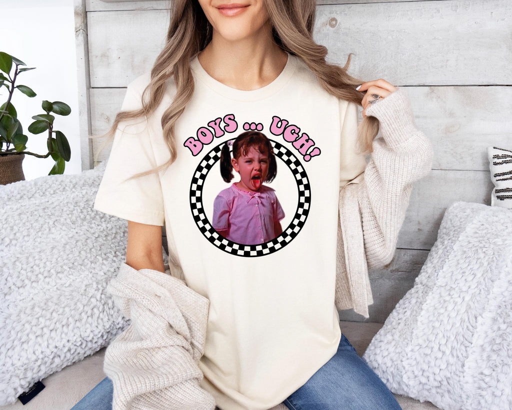 Boys UGH Valentine's Day Sweatshirt: Retro Movie Shirt