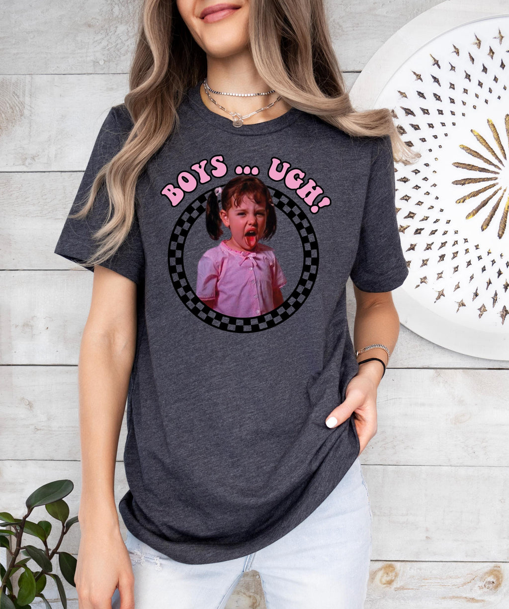 Boys UGH Valentine's Day Sweatshirt: Retro Movie Shirt