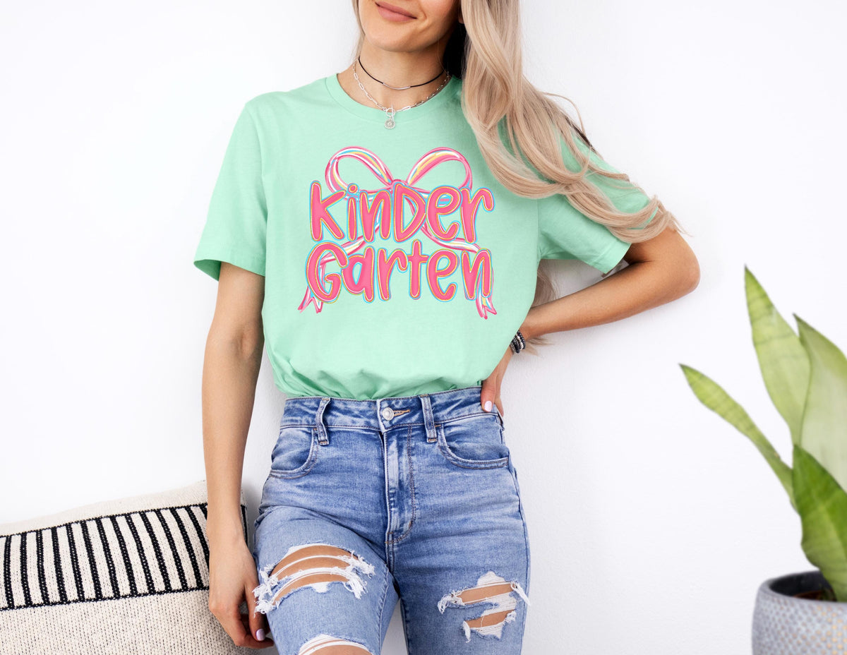 Coquette Back to School Shirt: Pink Bow, 3rd Grade Tee