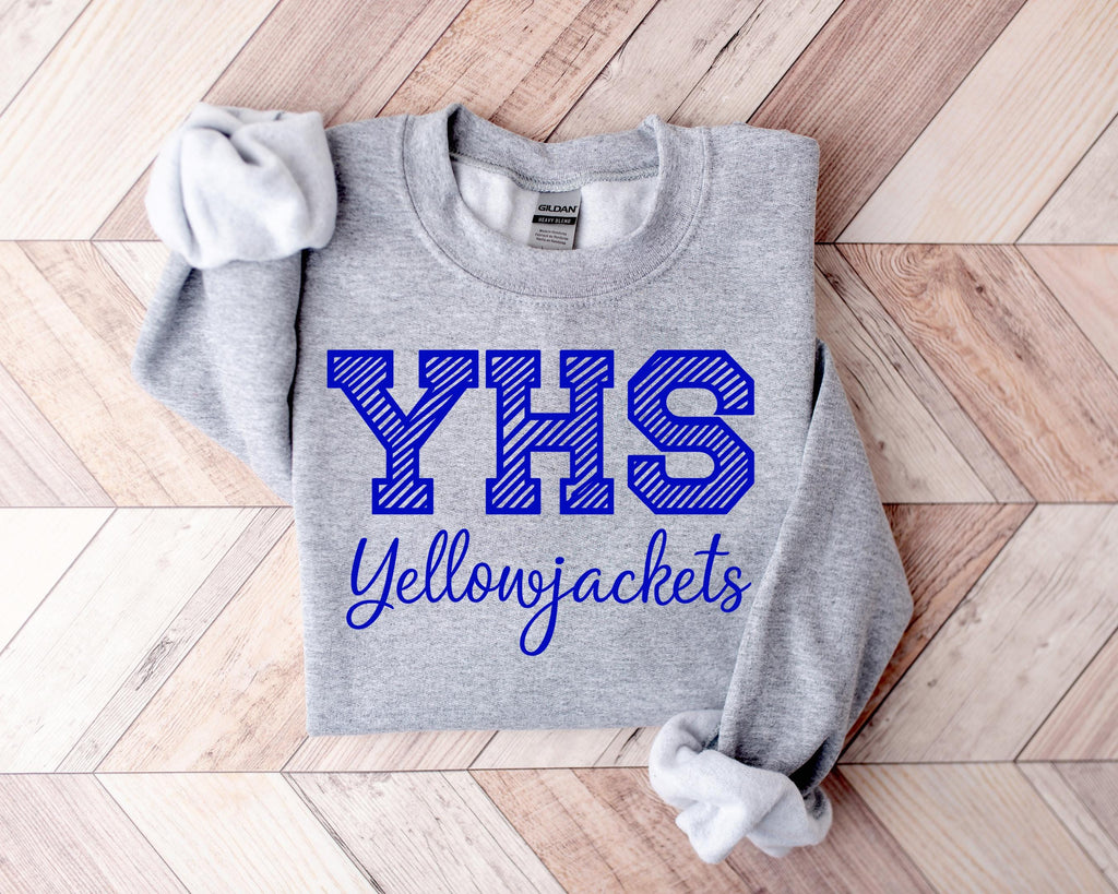 Custom Mascot Sweatshirt: Personalized School Team Crewneck