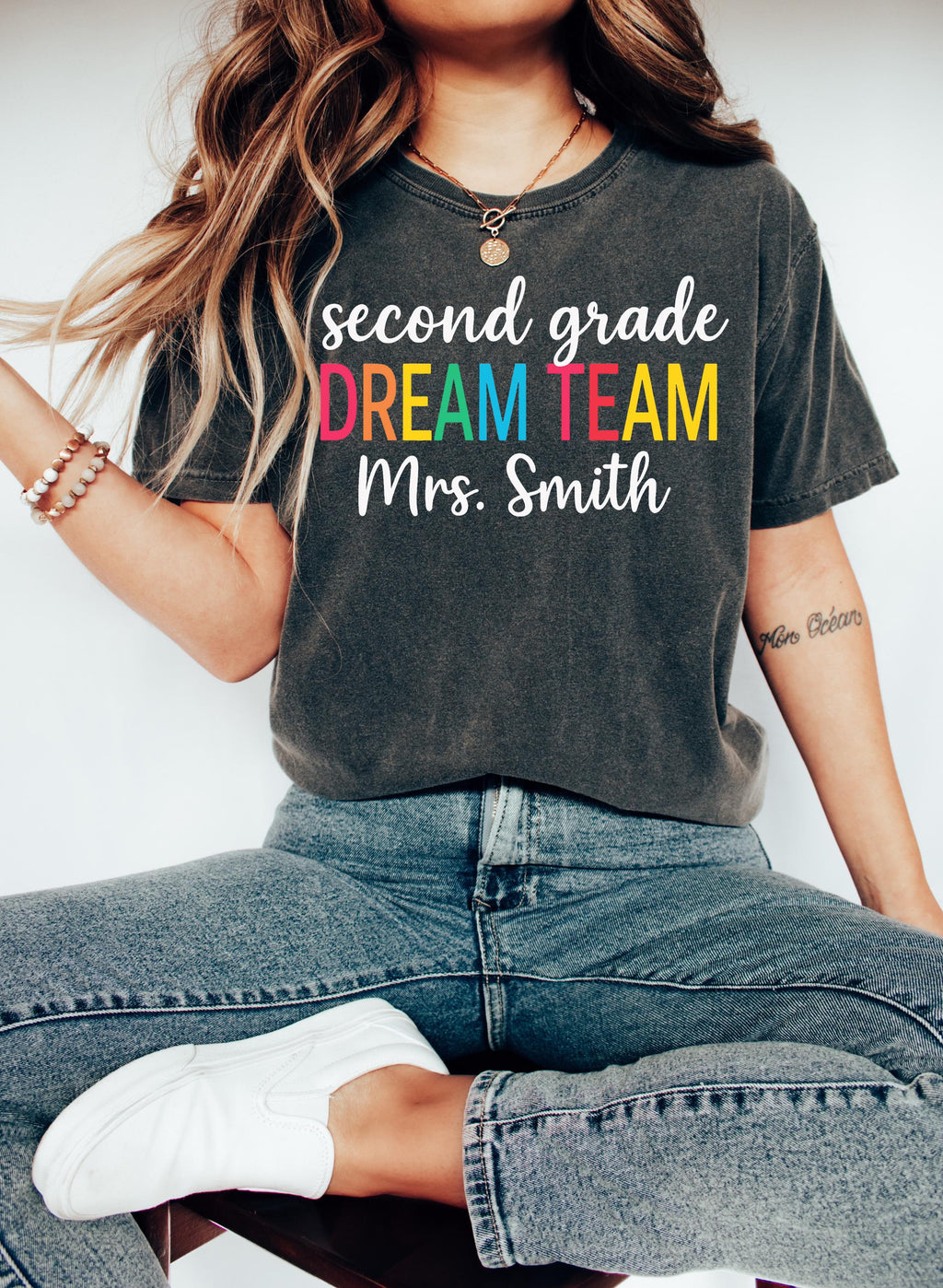 Custom Teacher Dream Team Shirt: Back to School Matching Tees