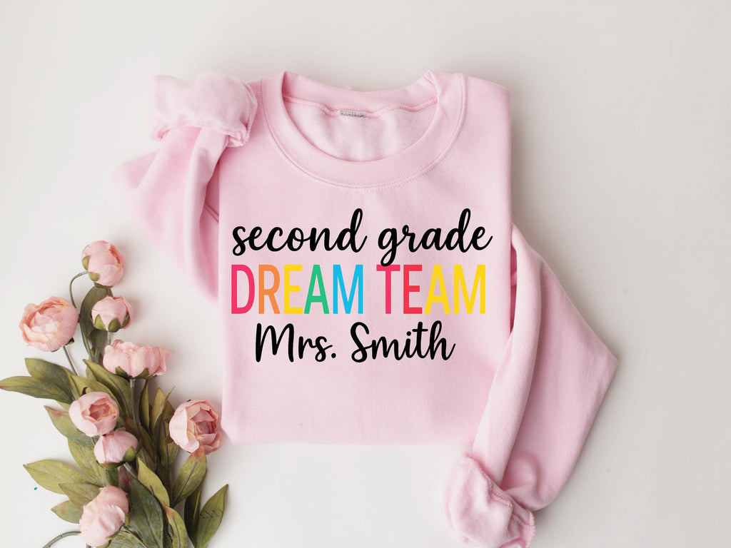 Custom Teacher Dream Team Shirt: Back to School Matching Tees