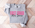 Custom Teacher Name Shirt: First Day of School Gift, Matching Team Tees