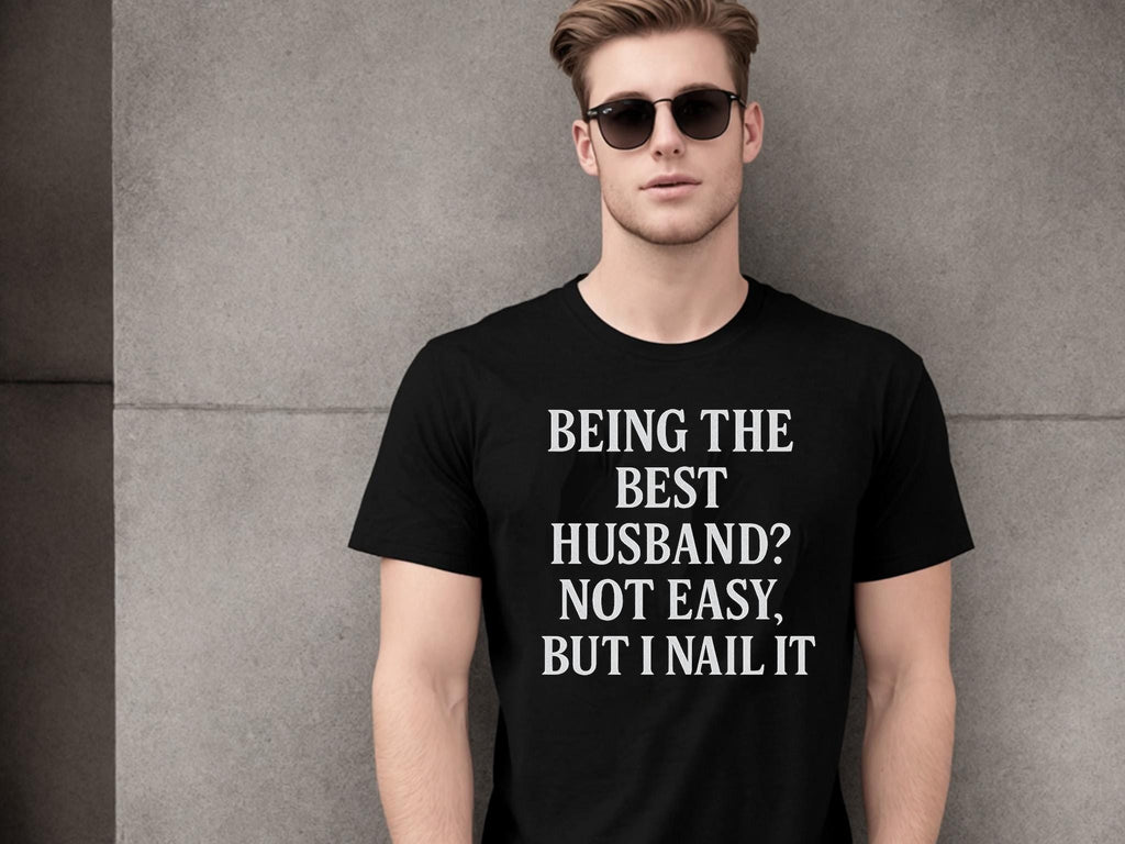 Funny Husband T-Shirt, Anniversary Gift for Him, Retro Tee