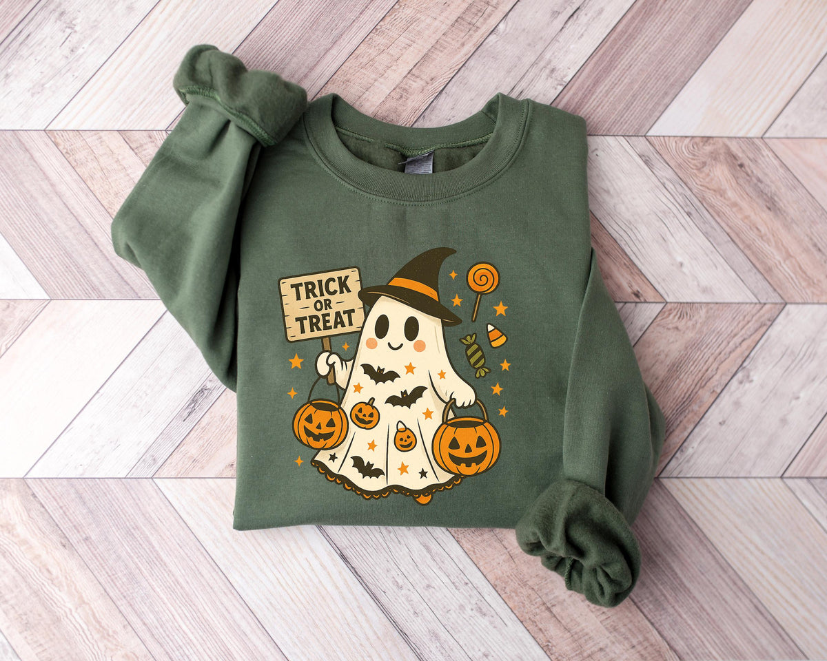 Cute Ghost Halloween Shirt, Spooky Season Graphic Tee