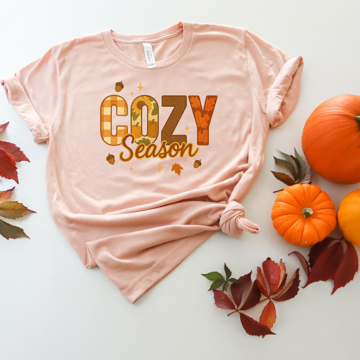 Cozy Season Sweatshirt: Retro Fall Graphic Tee