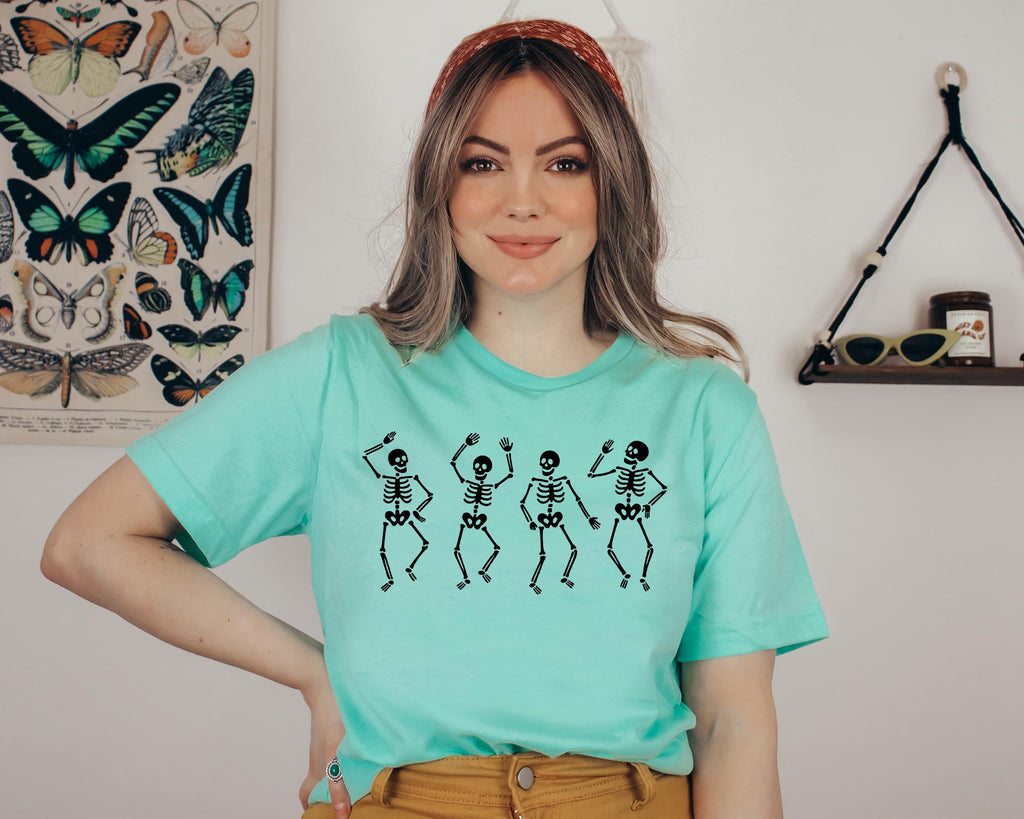 Dancing Skeleton Sweatshirt: Funny Halloween Crewneck
