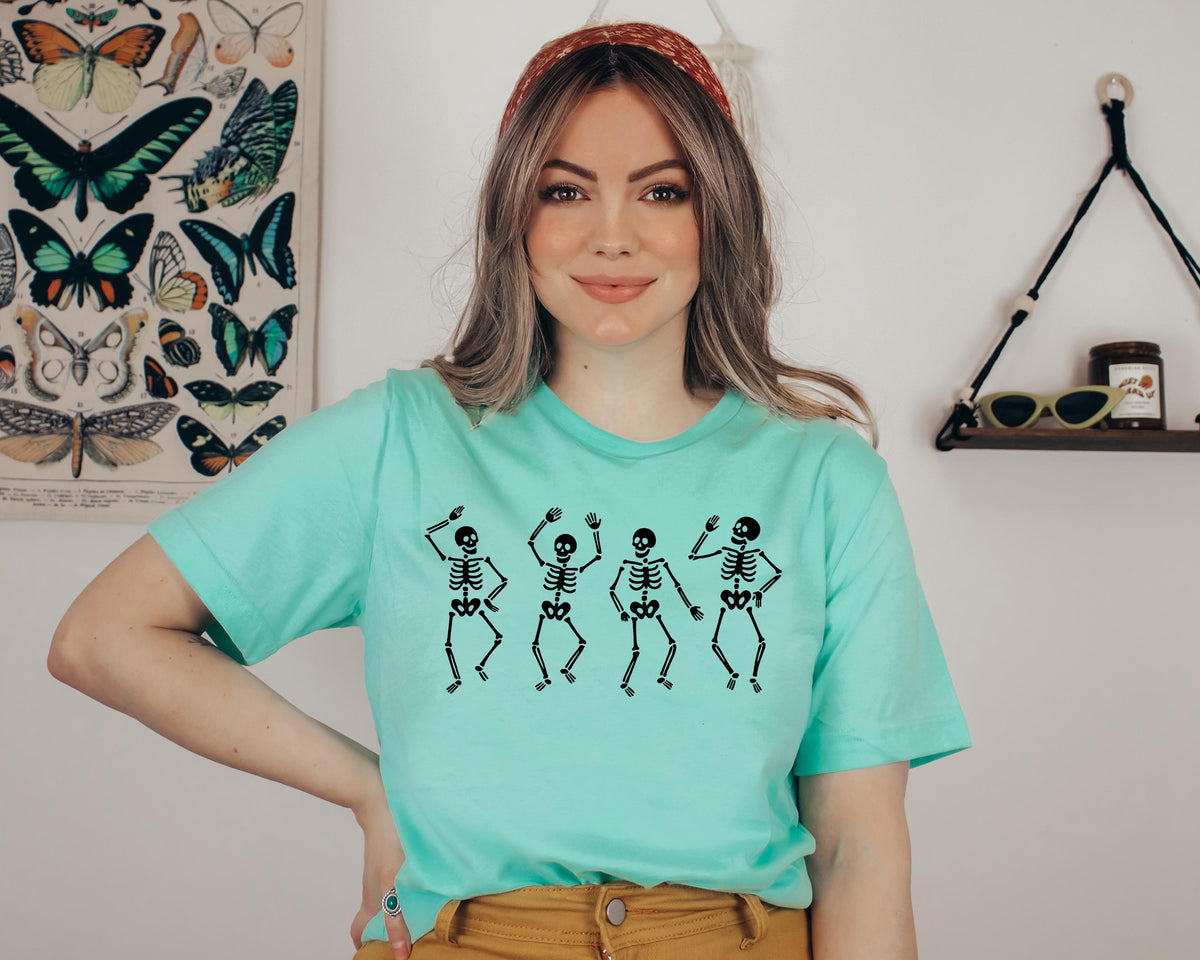 Dancing Skeleton Sweatshirt: Funny Halloween Crewneck