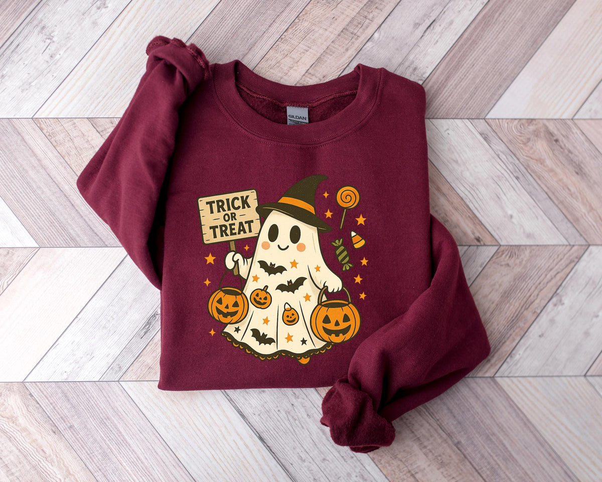 Cute Ghost Halloween Shirt, Spooky Season Graphic Tee