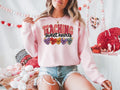 Crochet-Style Teacher Valentine Sweatshirt, DTF Transfer