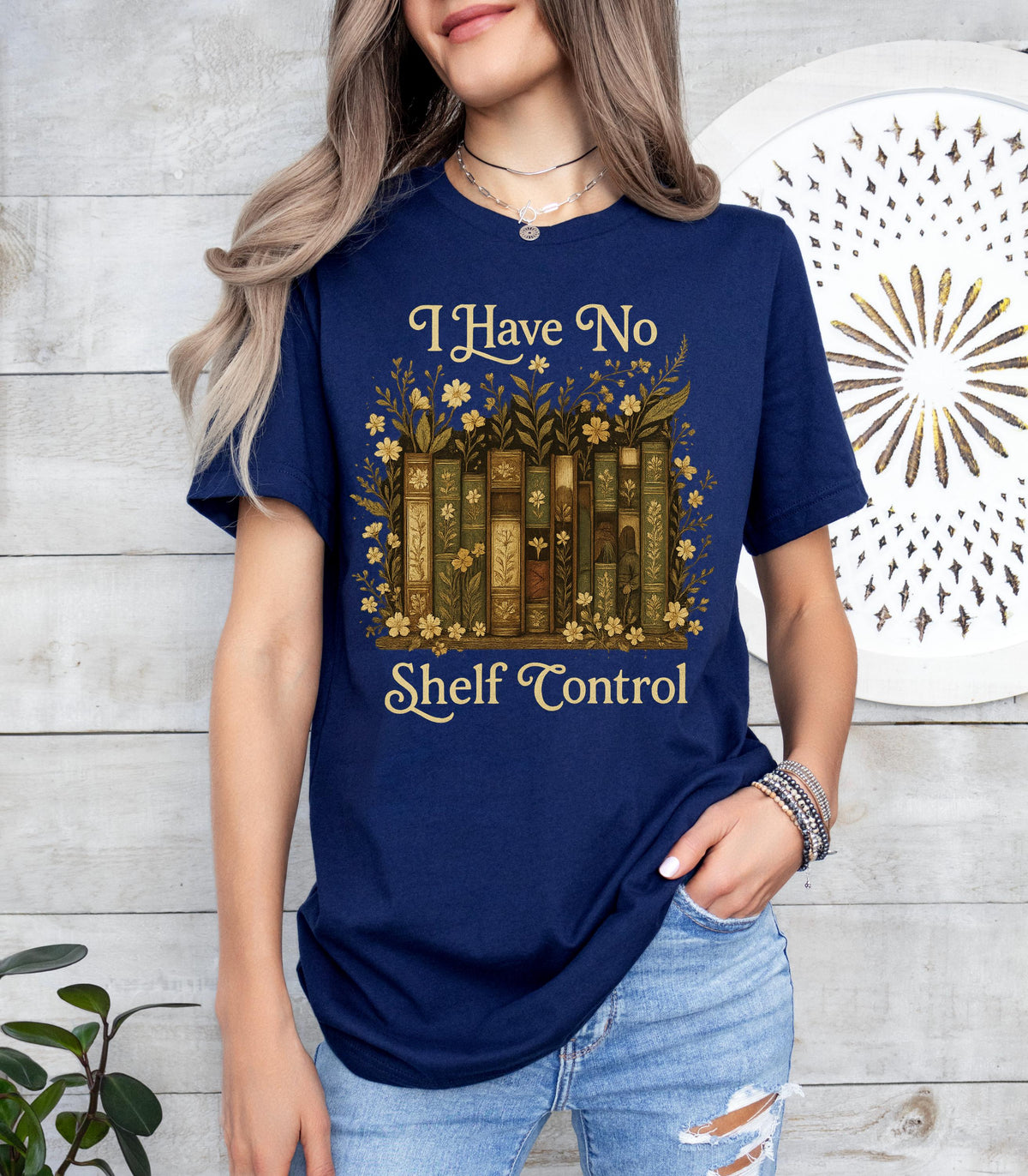 I Have No Shelf Control Shirt, Book Lover Librarian Gift