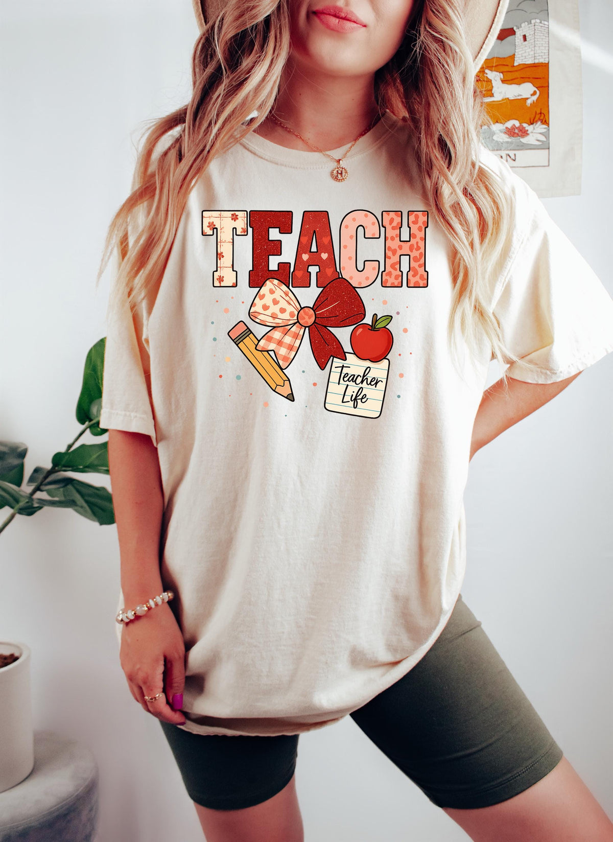 Teach Sweatshirt, Teacher Life Valentine's Crewneck