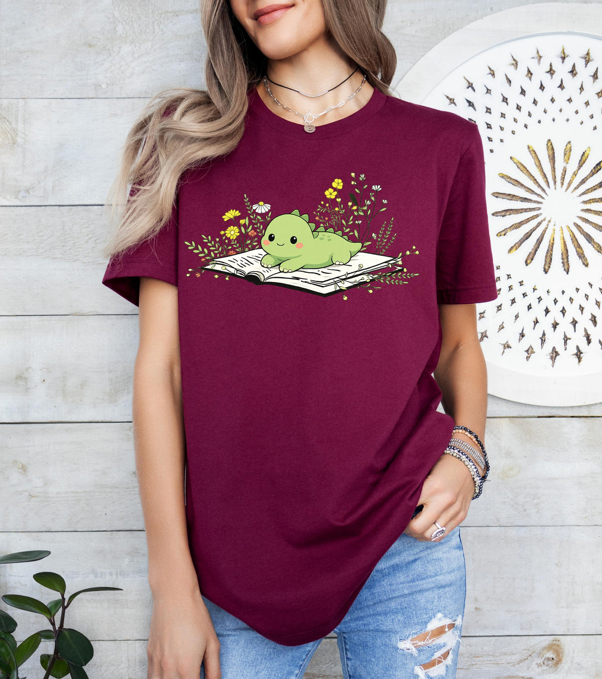 Dragon Book Sweatshirt, Cottagecore Bookworm Sweater