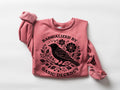 Floral Protest Sweatshirt, Radicalized By Basic Decency, Feminist Gift
