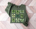 Coquette Shamrock Bows Sweatshirt, St. Patrick's Day Irish Green Shirt