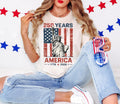 America 250th Anniversary Distressed Eagle Shirt, Patriotic 4th July Tee
