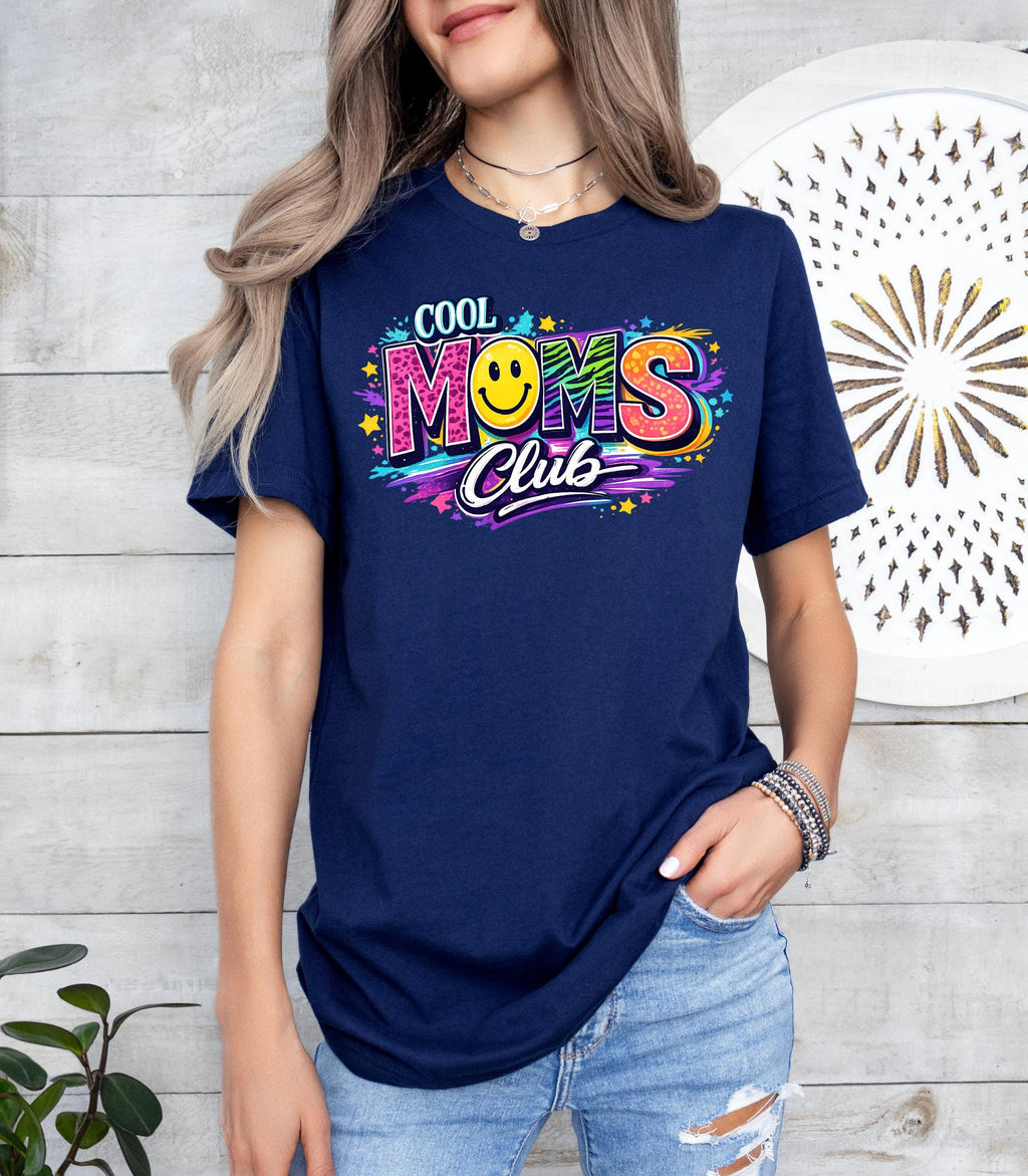 Moms Club Shirt, Mama Life Graphic Tee, Mother's Day Gift for Mom